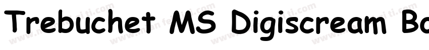 Trebuchet MS Digiscream Bold字体转换